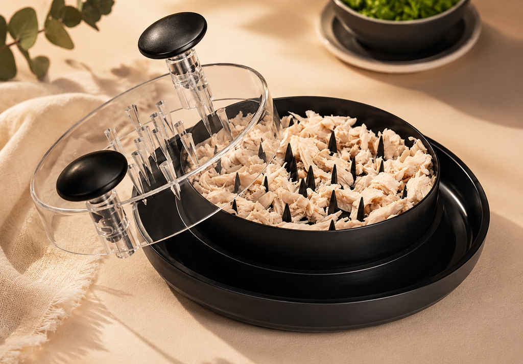 Chicken & Meat Shredder Tool – Reusable Hand-Pulled Shredding Gadget for Kitchen
