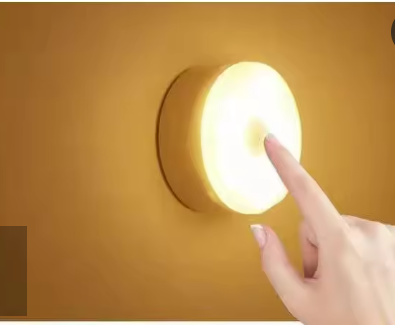 Motion sensor LED night light USB rechargeable wireless lamp for kitchen cabinet wardrobe and staircase