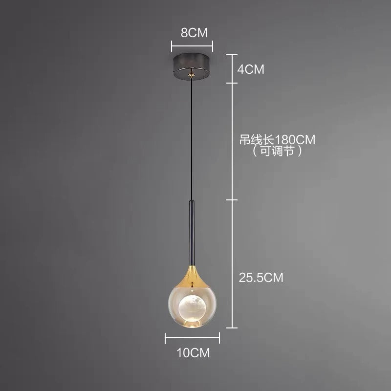 Modern Luxury LED Pendant Light – Creative Hanging Ceiling Lamp for Restaurant, Kitchen Island, Bar Counter, Dining Room, Living Room, Bedroom, Indoor Decorative Lighting Fixture & Contemporary Home Decor