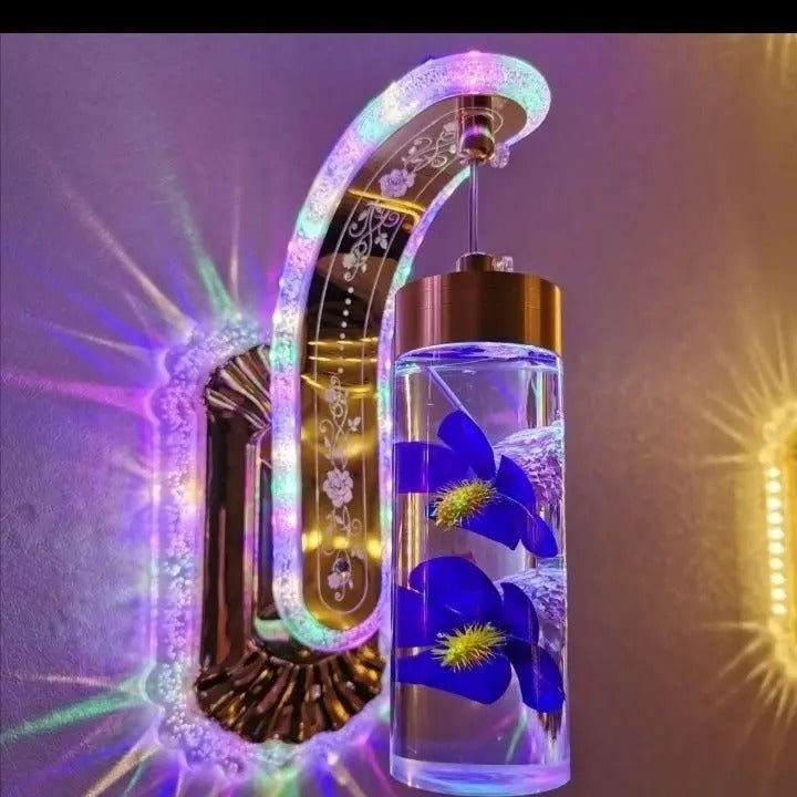Modern Acrylic Floral LED Wall Lamp – Elegant Wall Sconce for Bedroom, Hallway, Staircase, Living Room & Luxury Home Deco