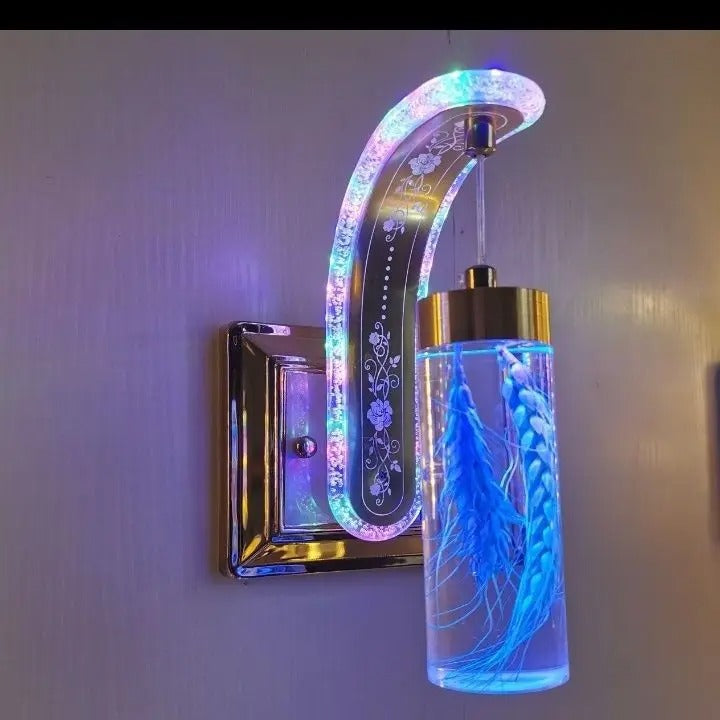 Modern Acrylic Floral LED Wall Lamp – Elegant Wall Sconce for Bedroom, Hallway, Staircase, Living Room & Luxury Home Deco