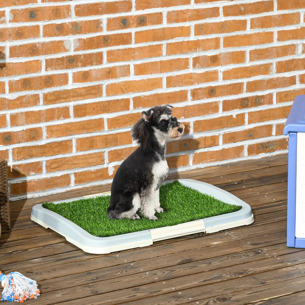Puppy Training Pad with Artificial Grass – 3-Layer Portable Dog Toilet 63x48.5cm