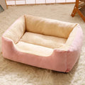 Cozy Plush Cat Bed House with Soft Cushion – Warm Sleeping Basket for Indoor Cats, Kittens & Small Dogs, Winter Pet Nest
