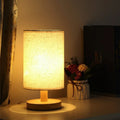 LED Table Lamp | Simple Style Dimmable USB Night Light with Fabric Lampshade