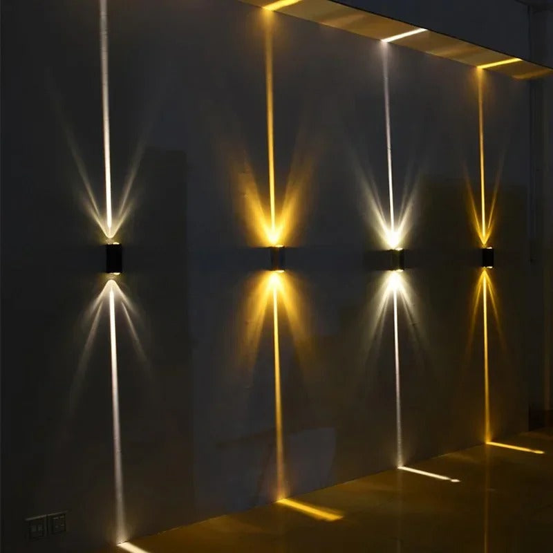 12W LED Outdoor Wall Light – IP65 Waterproof Up & Down Aluminum Wall Sconce for Porch, Patio, Garden, Balcony & Exterior Lighting