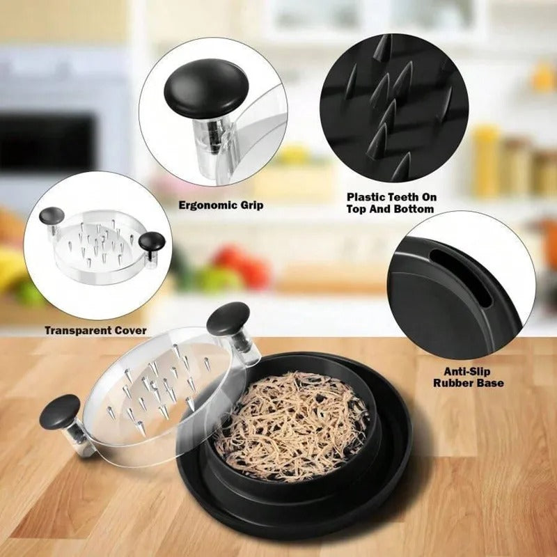 Chicken & Meat Shredder Tool – Reusable Hand-Pulled Shredding Gadget for Kitchen