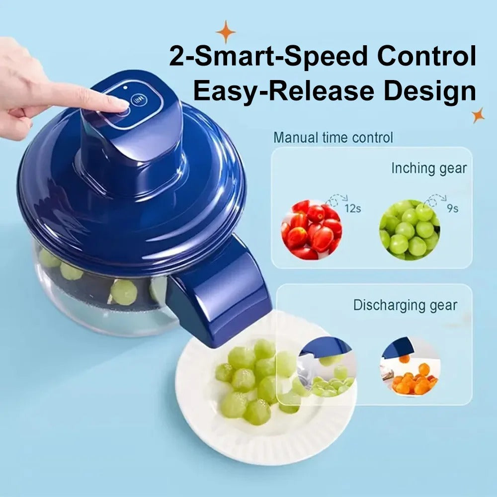 Automatic Electric Vegetable & Fruit Peeler – Cordless 5-Blade Rotary Peeling Machine with USB Type-C Fast Charging, Potato, Apple, Pear & Vegetable Skin Remover Kitchen Gadget