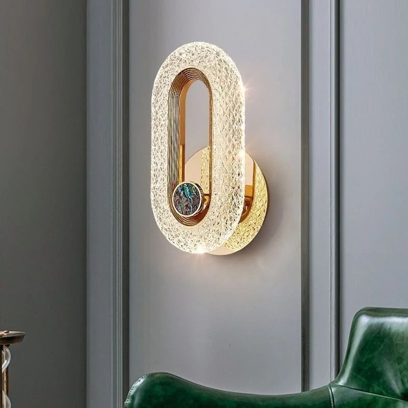 Modern Nordic LED Wall Lamp – Luxury Iron & Acrylic Wall Sconce for Bedroom, Living Room, Hallway, Bedside & Home Decor