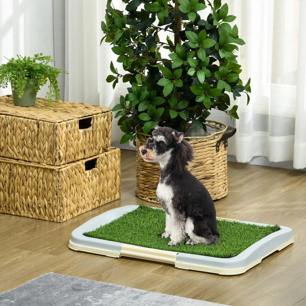 Puppy Training Pad with Artificial Grass – 3-Layer Portable Dog Toilet 63x48.5cm