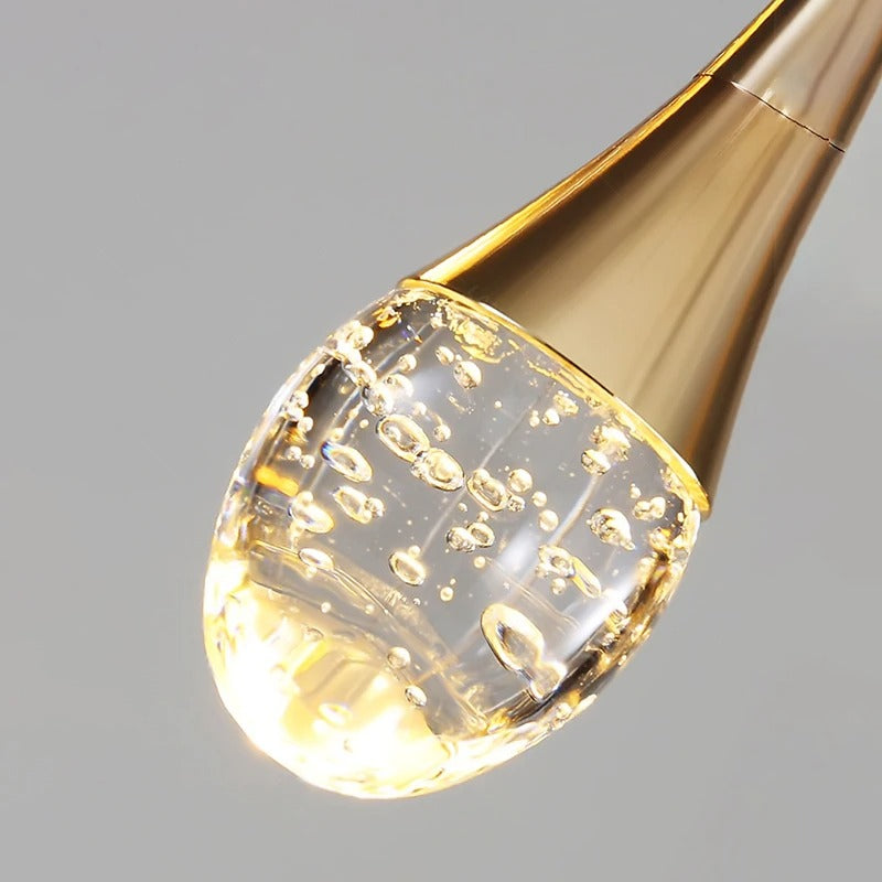 Luxury Crystal LED Chandelier Pendant Light – Modern Hanging Ceiling Lamp for Villa Staircase, Living Room, Dining Room, Bedroom, Hotel Lobby, Foyer, Entryway & Elegant Home Decor Lighting