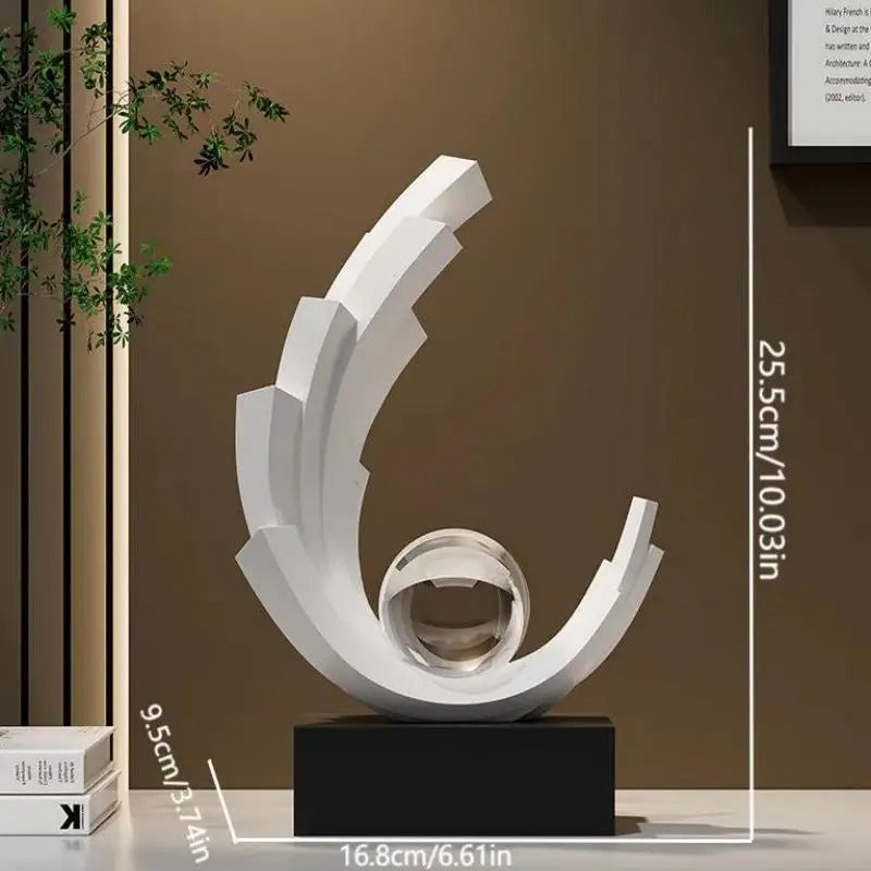 Luxury Smooth Sailing Sailboat Figurine – Modern Resin Home Decor Ornament for Living Room, Entryway, TV Cabinet, Wine Cabinet & Housewarming Gift