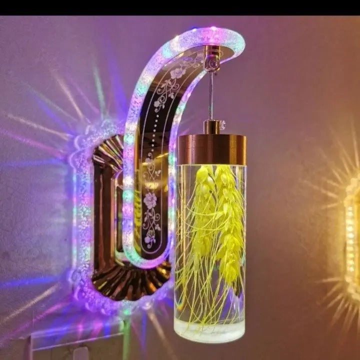Modern Acrylic Floral LED Wall Lamp – Elegant Wall Sconce for Bedroom, Hallway, Staircase, Living Room & Luxury Home Deco